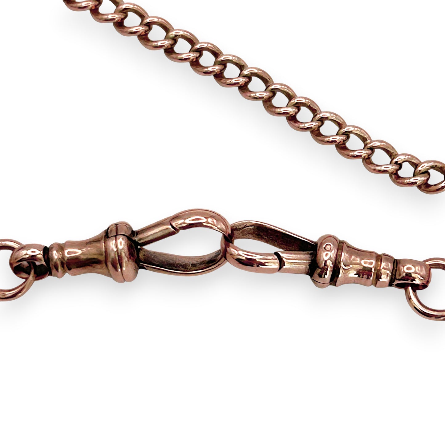 NZGD | 9ct Rose Gold Timeless Rosetta T Bar Chain