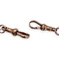 NZGD | 9ct Rose Gold Timeless Rosetta T Bar Chain