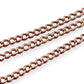 NZGD | 9ct Rose Gold Timeless Rosetta T Bar Chain