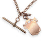 NZGD | 9ct Rose Gold Timeless Rosetta T Bar Chain