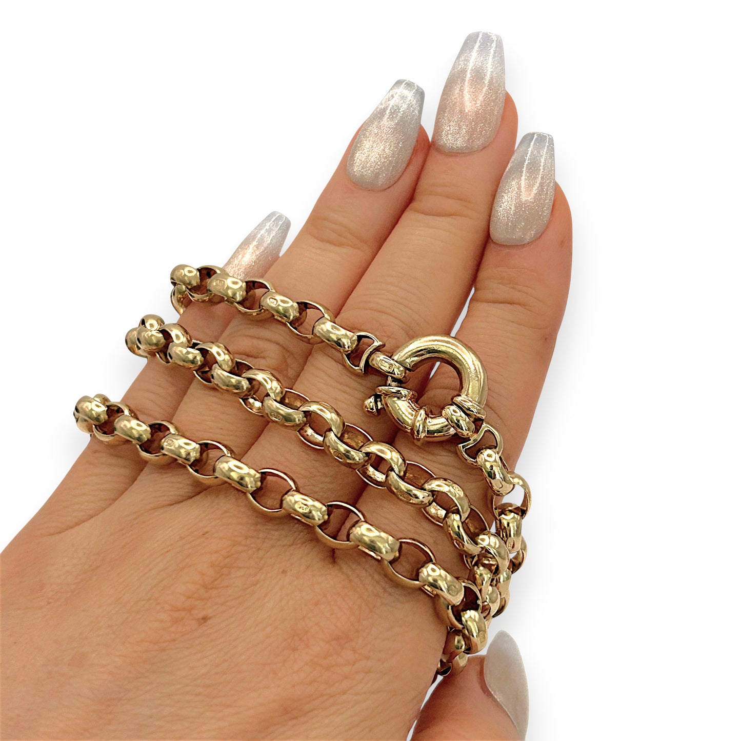 NZGD | 9ct Gold The Sovereign Belcher Chain Valuation $13,200
