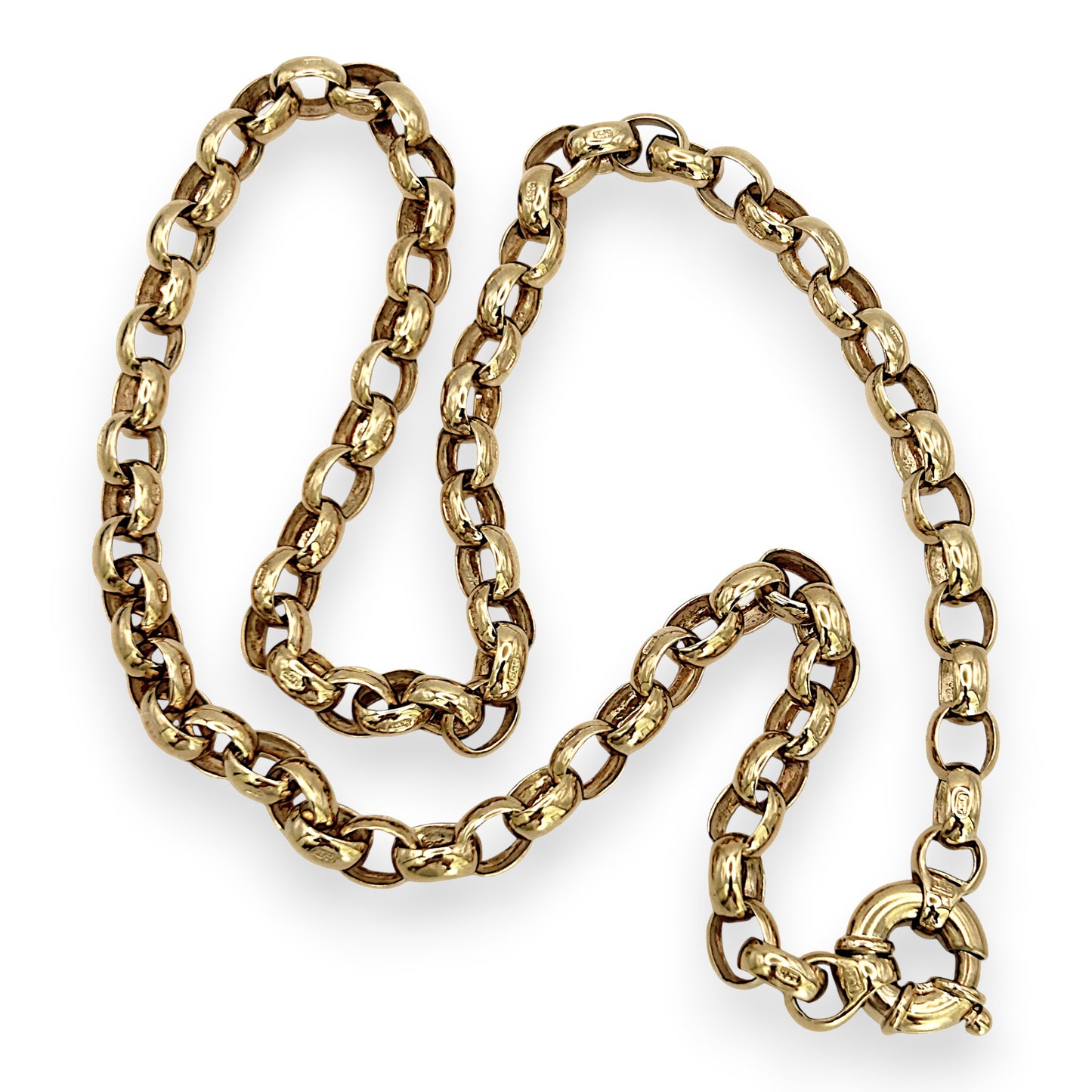 NZGD | 9ct Gold Sovereign Belcher Chain & Bracelet Set Valuation $15,700