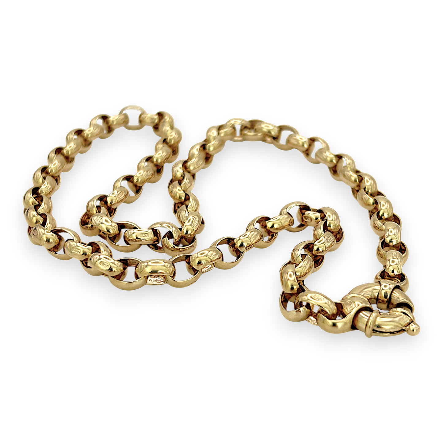 NZGD | 9ct Gold Sovereign Belcher Chain & Bracelet Set Valuation $15,700