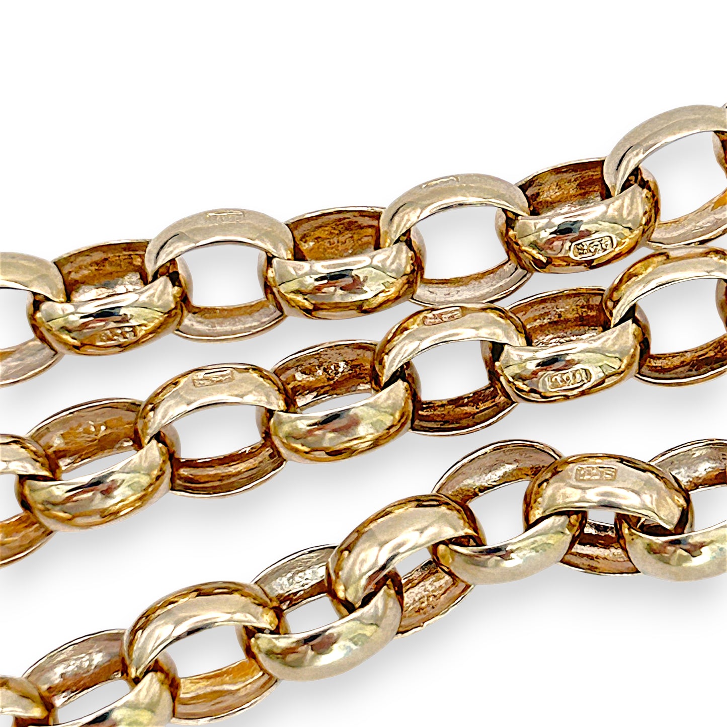NZGD | 9ct Gold Sovereign Belcher Chain & Bracelet Set Valuation $15,700