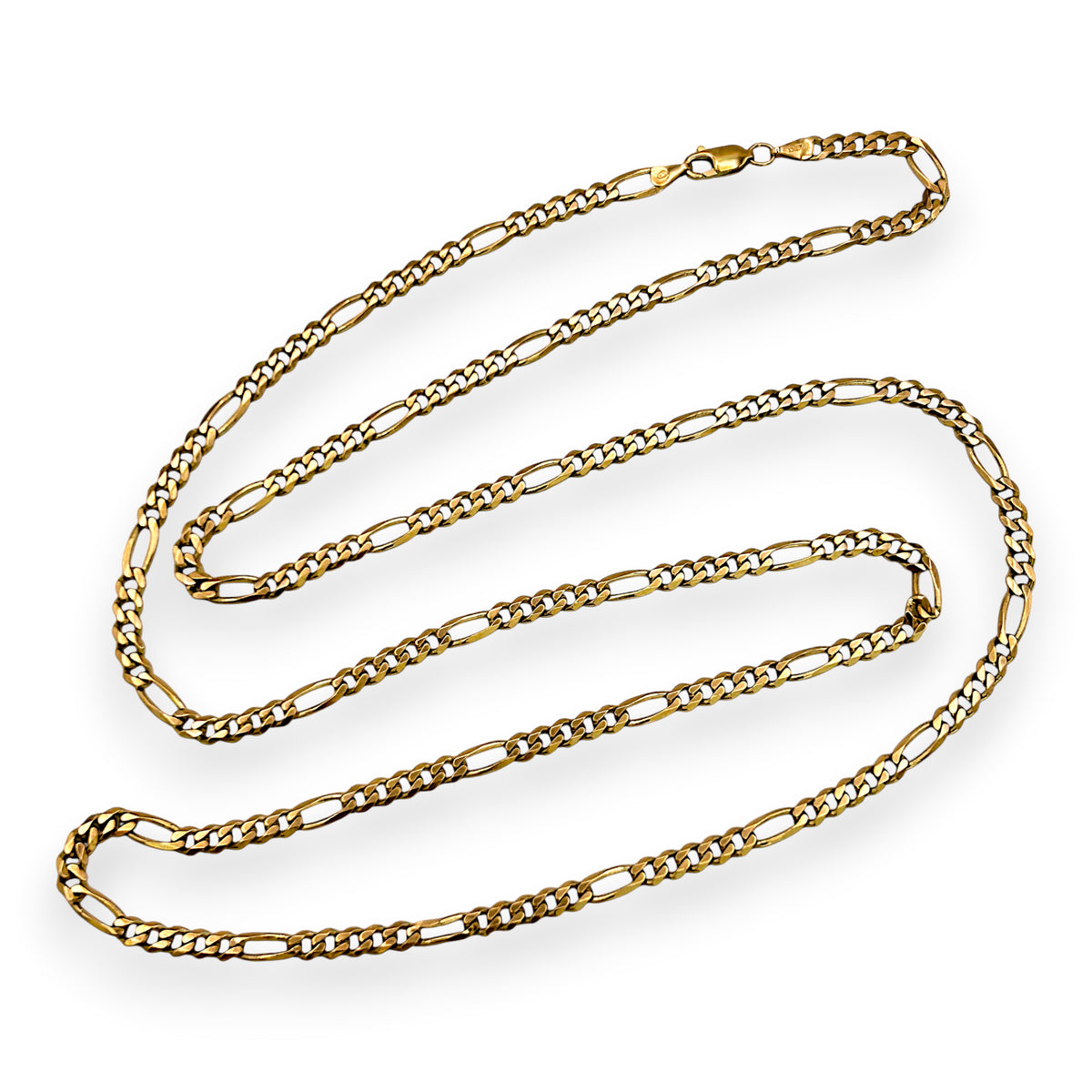 NZGD | 9ct Gold Figaro Horizon Chain Valuation $7,350