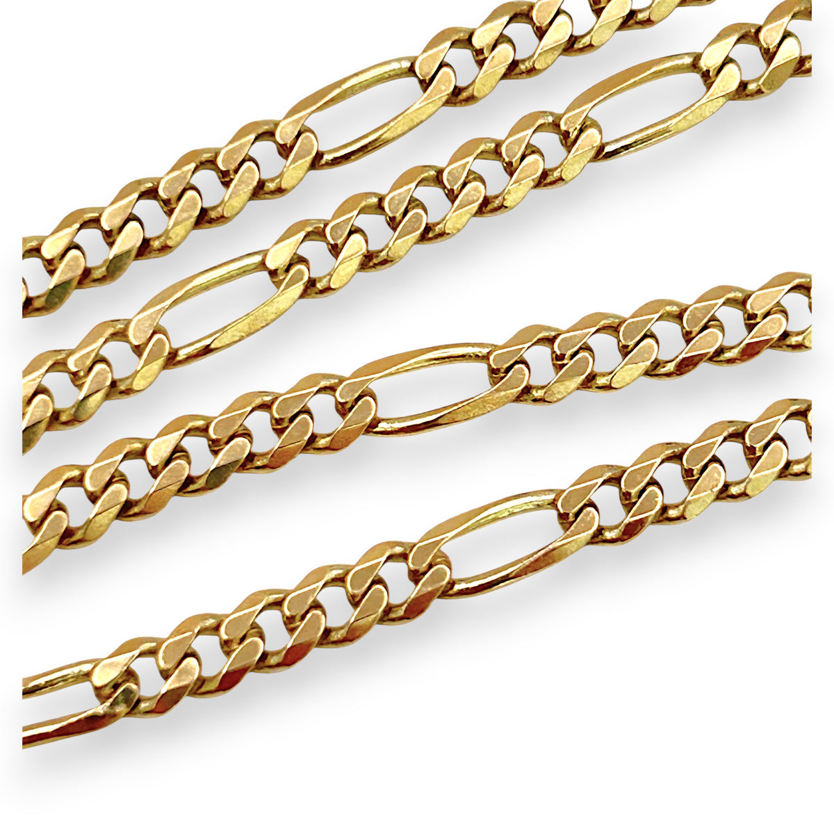 NZGD | 9ct Gold Figaro Horizon Chain Valuation $7,350