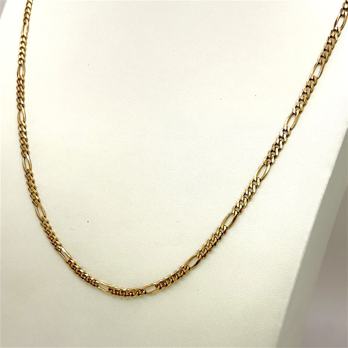 NZGD | 9ct Gold Figaro Horizon Chain Valuation $7,350