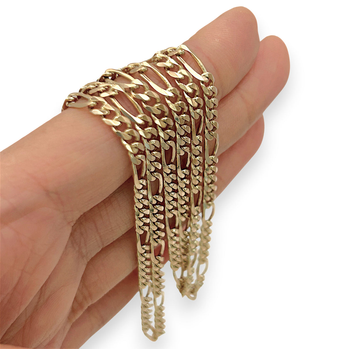NZGD | 9ct Gold Figaro Horizon Chain Valuation $7,350