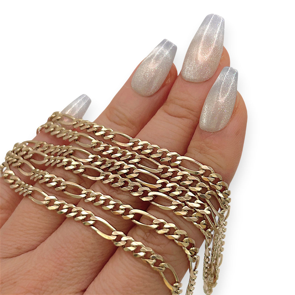NZGD | 9ct Gold Figaro Horizon Chain Valuation $7,350