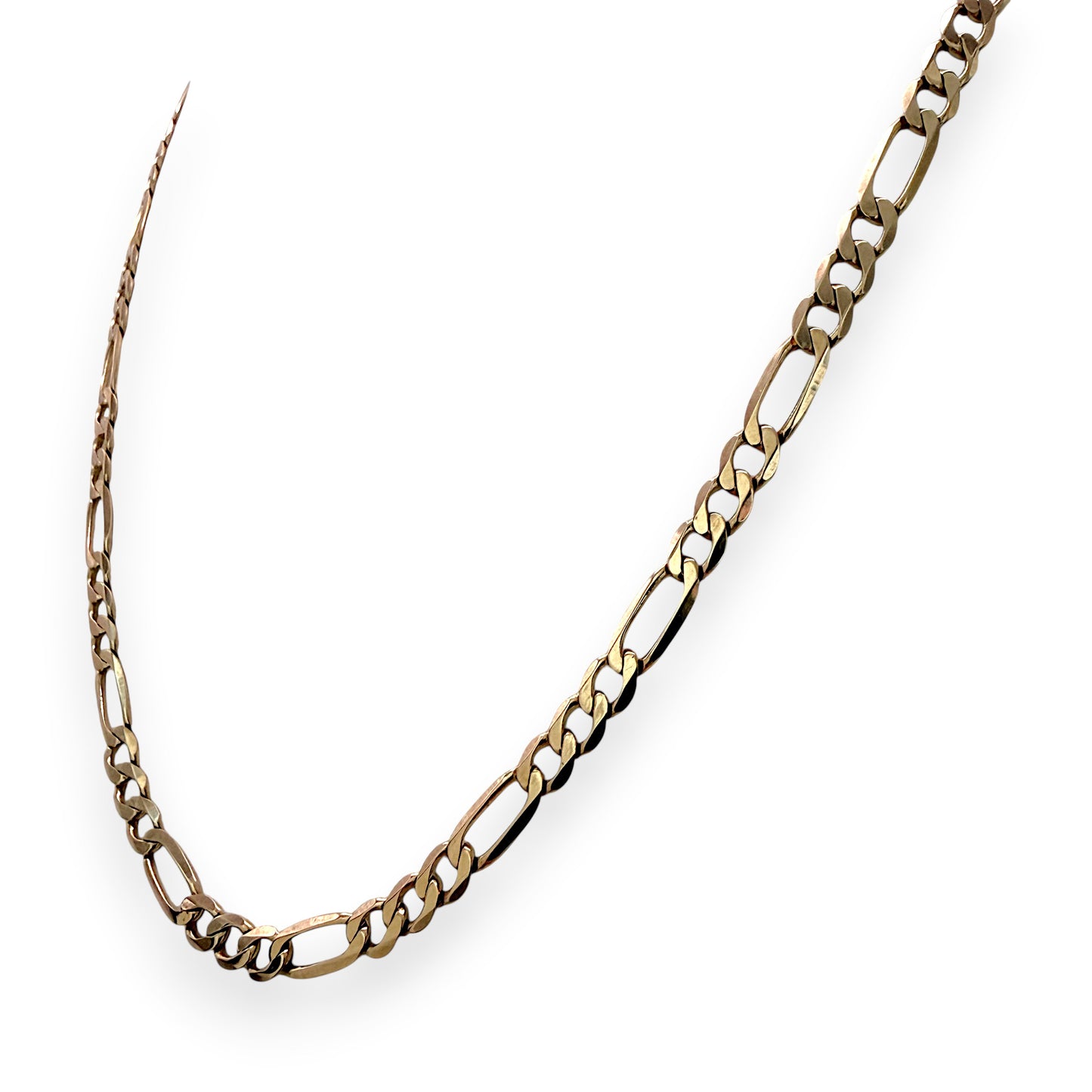 NZGD | 9ct Gold Milan Figaro Chain 45cm