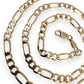 NZGD | 9ct Gold Milan Figaro Chain 45cm