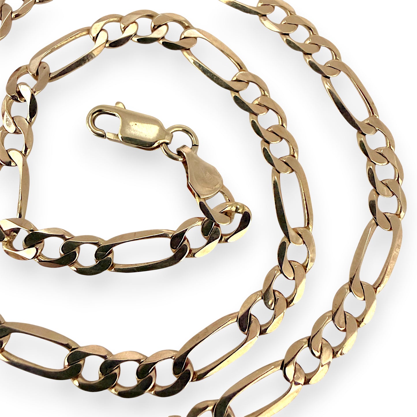 NZGD | 9ct Gold Milan Figaro Chain 45cm