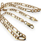 NZGD | 9ct Gold Milan Figaro Chain 45cm