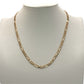 NZGD | 9ct Gold Milan Figaro Chain 45cm