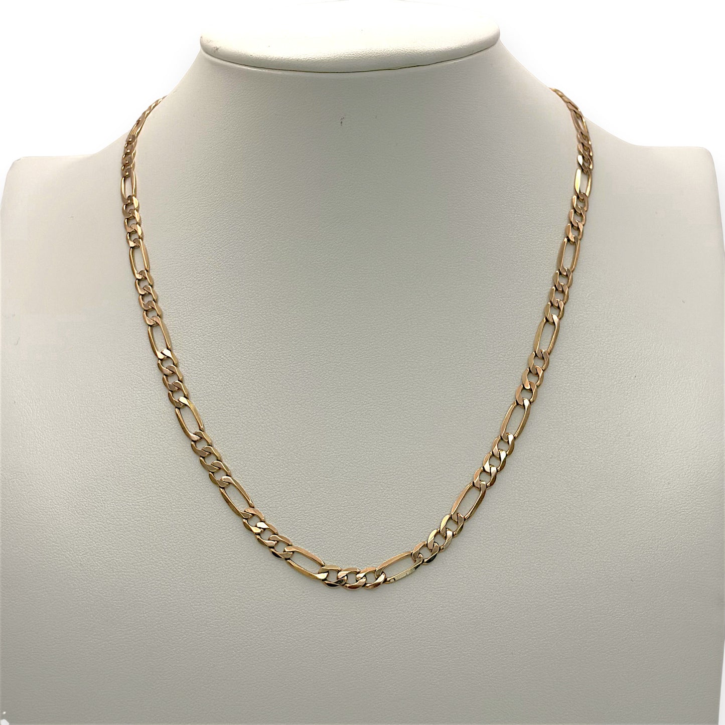 NZGD | 9ct Gold Milan Figaro Chain 45cm