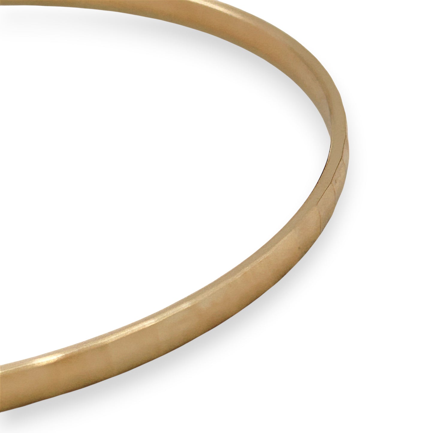 NZGD | 9ct Gold Textured Slip-On Bangle 65.6mm