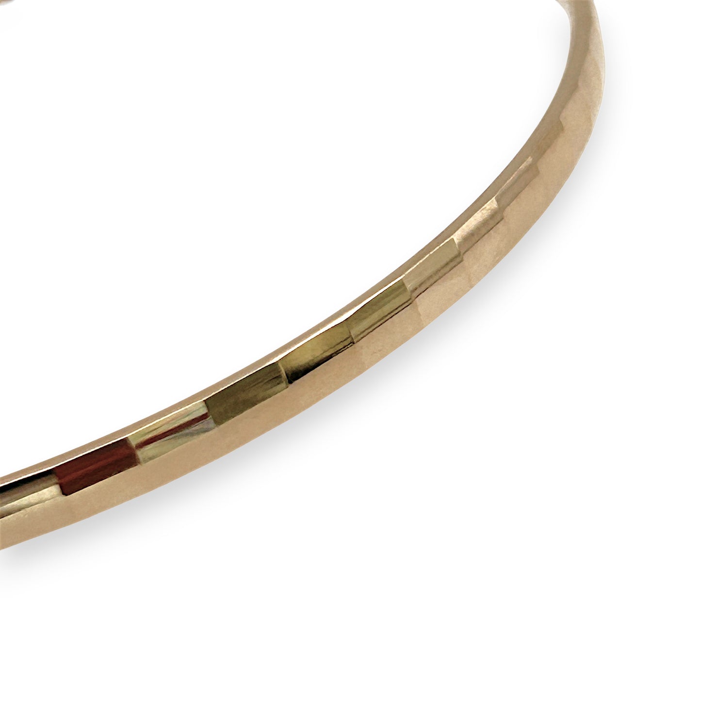 NZGD | 9ct Gold Textured Slip-On Bangle 65.6mm