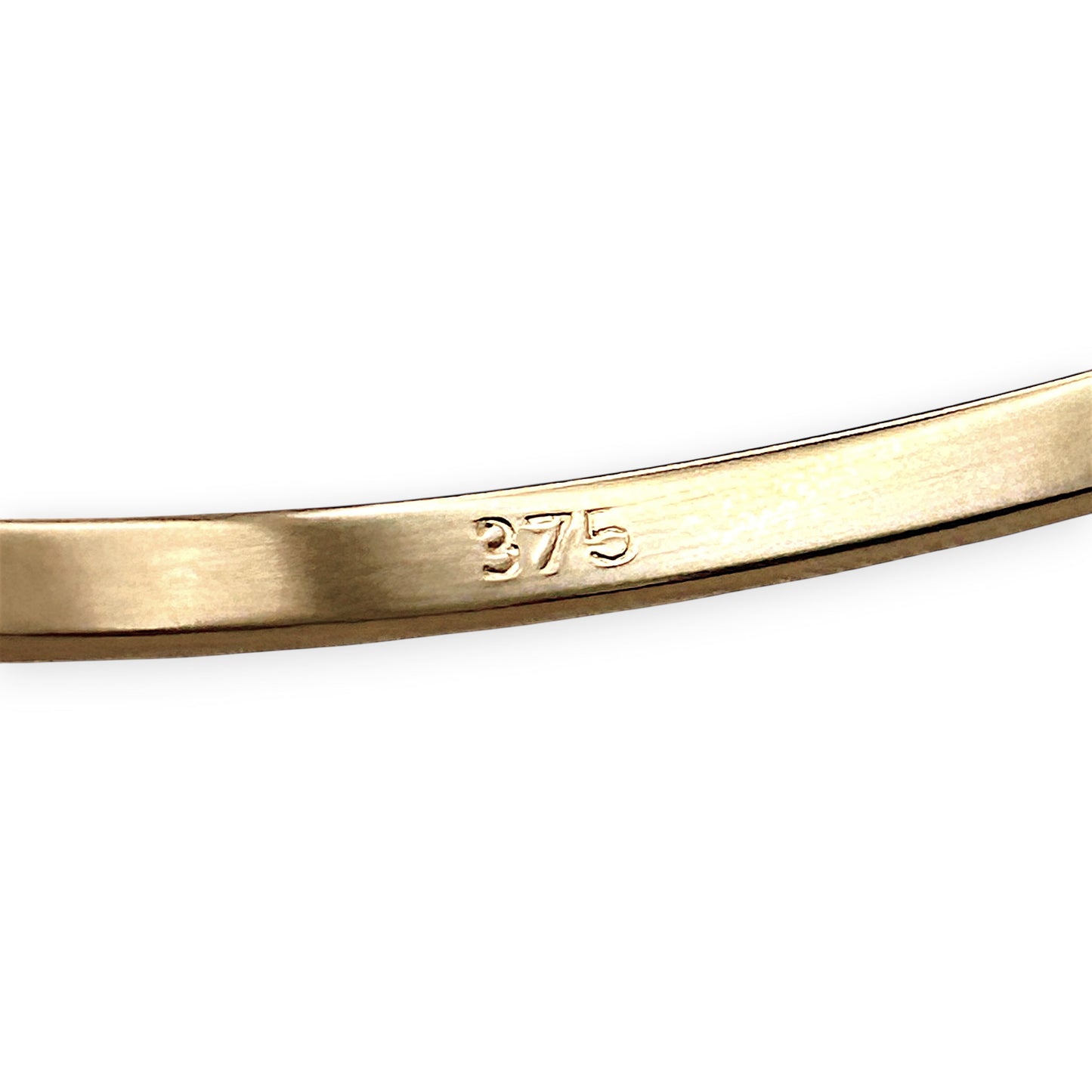 NZGD | 9ct Gold Textured Slip-On Bangle 65.6mm