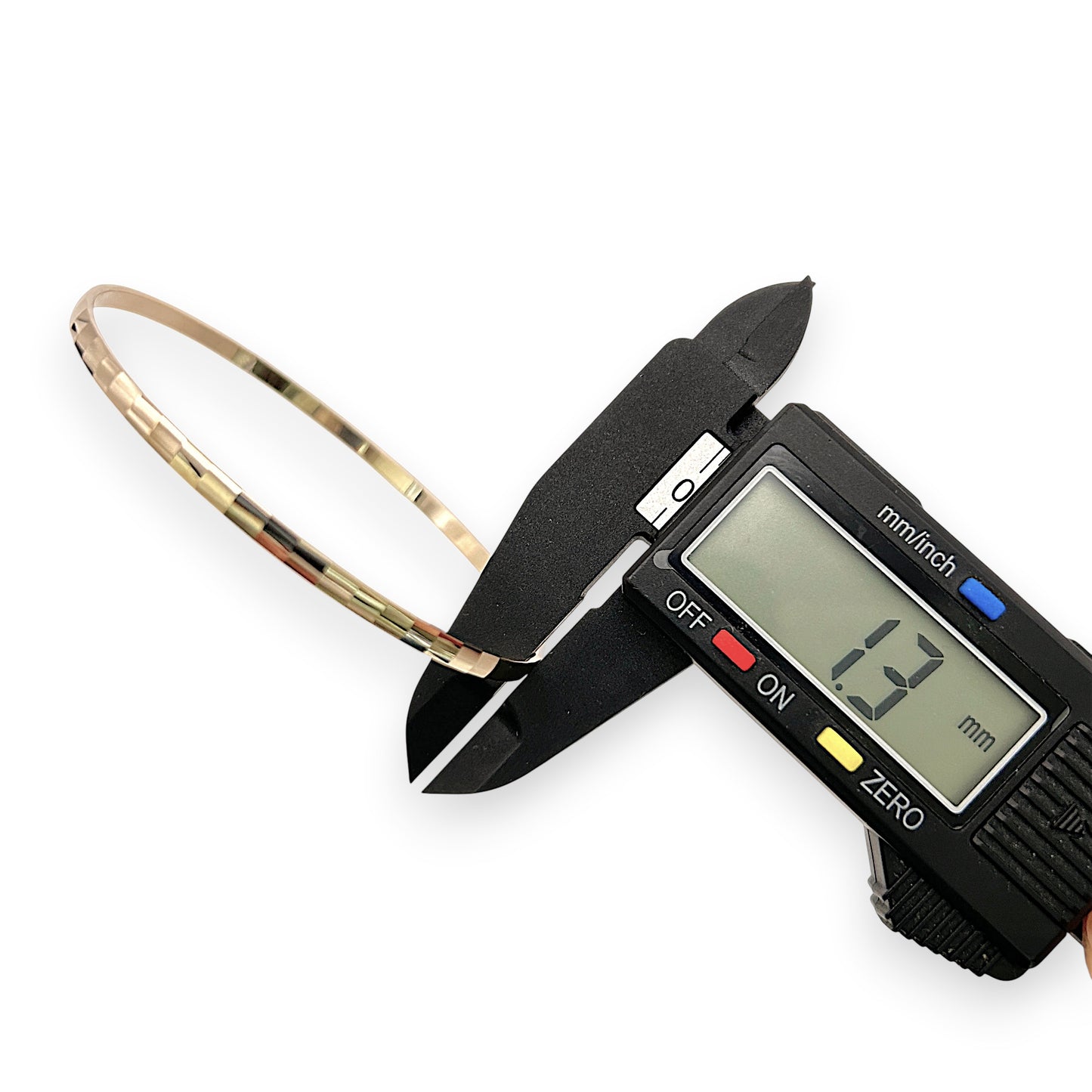 NZGD | 9ct Gold Textured Slip-On Bangle 65.6mm