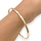 NZGD | 9ct Gold Textured Slip-On Bangle 65.6mm