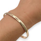 NZGD | 9ct Gold Bangle Prouds Classic Oval Gold Bangle