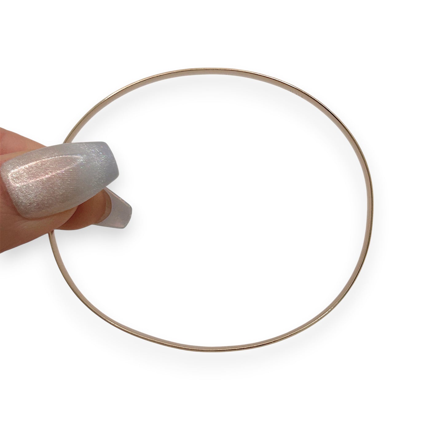 NZGD | 9ct Gold Bangle Prouds Classic Oval Gold Bangle