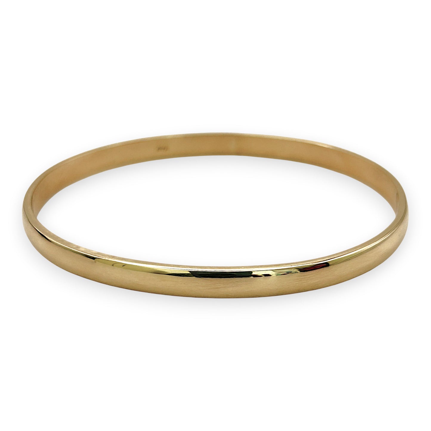 NZGD | 9ct Gold Eternal Elegance Oval Bangle 65.1mm