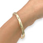 NZGD | 9ct Gold Eternal Elegance Oval Bangle 65.1mm