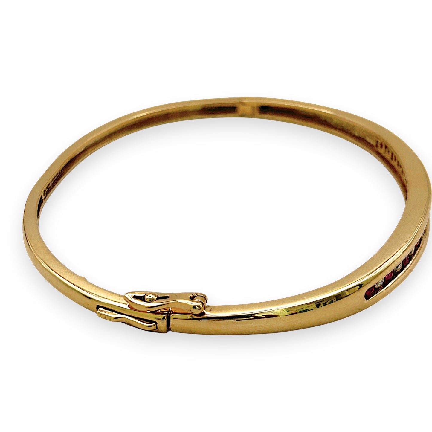 NZGD | 9ct Gold Bangle- Scarlet Whisper, Valuation: $6,050