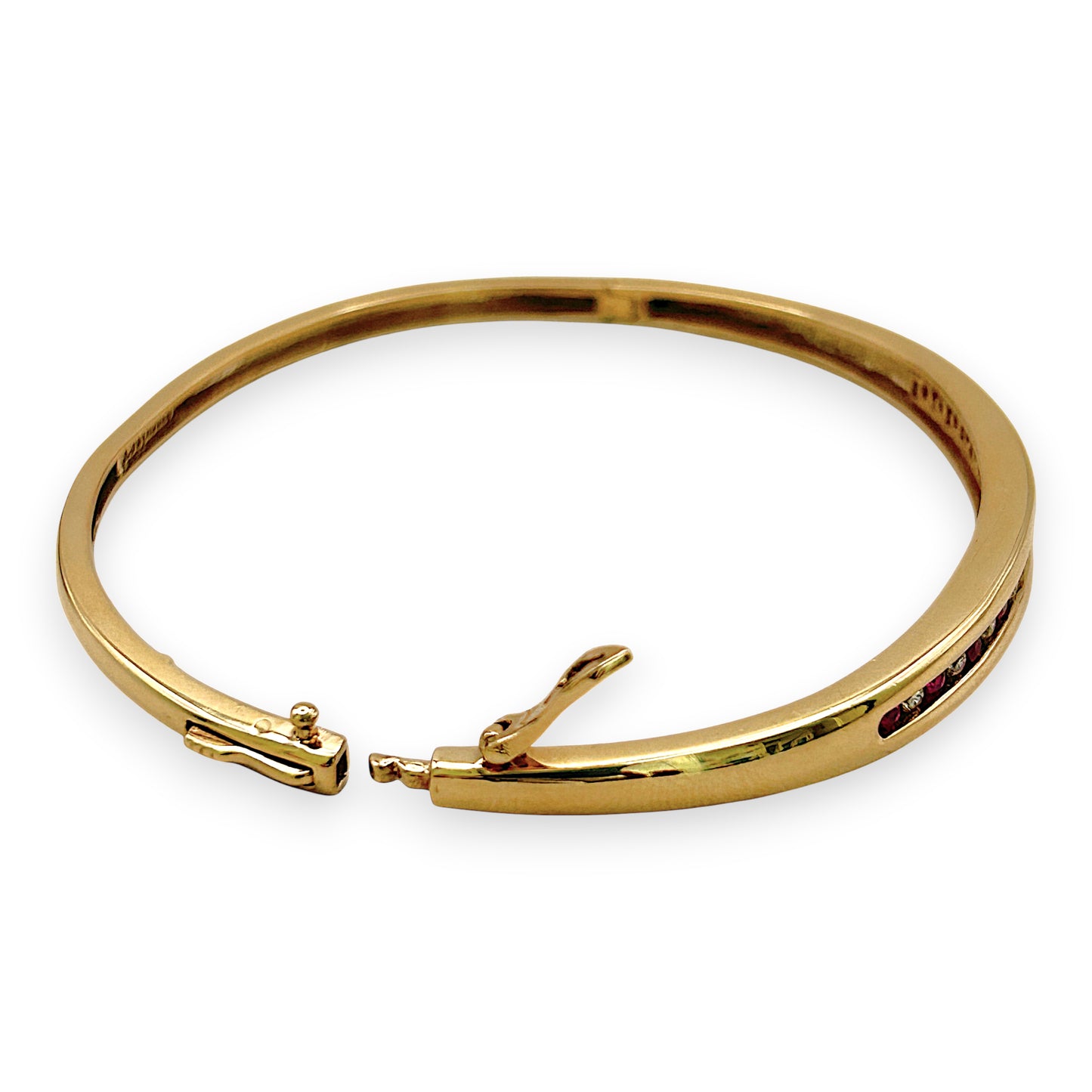 NZGD | 9ct Gold Bangle- Scarlet Whisper, Valuation: $6,050