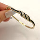 NZGD | 9ct Gold Bangle -Midnight Twist Diamond,Valuation $4,500