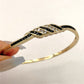 NZGD | 9ct Gold Bangle -Midnight Twist Diamond,Valuation $4,500