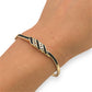 NZGD | 9ct Gold Bangle -Midnight Twist Diamond,Valuation $4,500