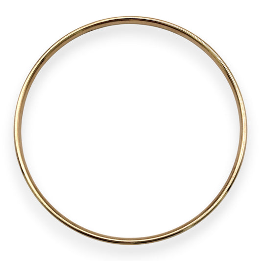 NZGD | 9ct Gold Timeless Aura Classic Round Bangle 63.4mm