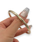 NZGD | 9ct Gold Bangle Halo Crest Gold Bangle 65.2mm