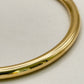 NZGD | 9ct Gold Bangle Halo Crest Gold Bangle 65.2mm