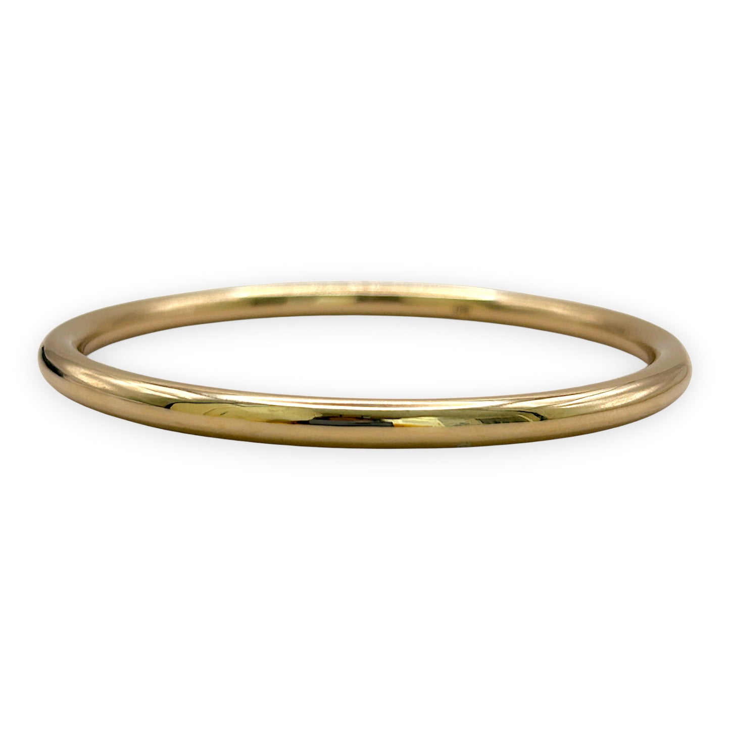 NZGD | 9ct Gold Bangle Halo Crest Gold Bangle 65.2mm