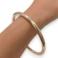 NZGD | 9ct Gold Bangle Halo Crest Gold Bangle 65.2mm