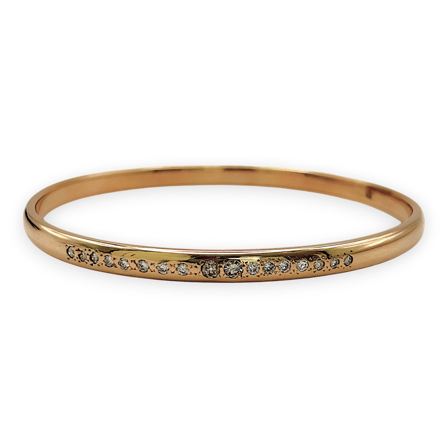 NZGD | 9ct Gold Bangle -Solid arc of Gold. Valuation $15,000