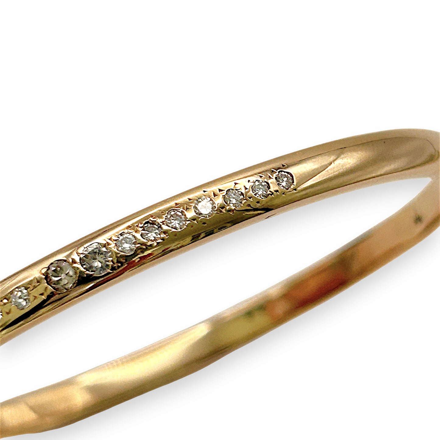 NZGD | 9ct Gold Bangle -Solid arc of Gold. Valuation $15,000