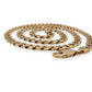 NZGD | 10ct Gold 42.07g MICHAEL HILL Prestige Curbline Chain 56cm