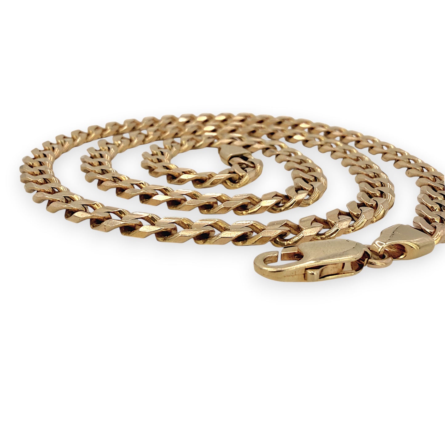 NZGD | 10ct Gold 42.07g MICHAEL HILL Prestige Curbline Chain 56cm