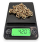 NZGD | 10ct Gold 42.07g MICHAEL HILL Prestige Curbline Chain 56cm