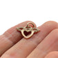 NZGD | 14ct Gold Angel Wings Heart Pendant 12.8mm