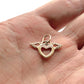 NZGD | 14ct Gold Angel Wings Heart Pendant / Charm