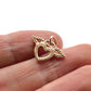 NZGD | 14ct Gold Angel Wings Heart Pendant / Charm