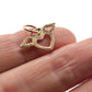 NZGD | 14ct Gold Angel Wings Heart Pendant / Charm