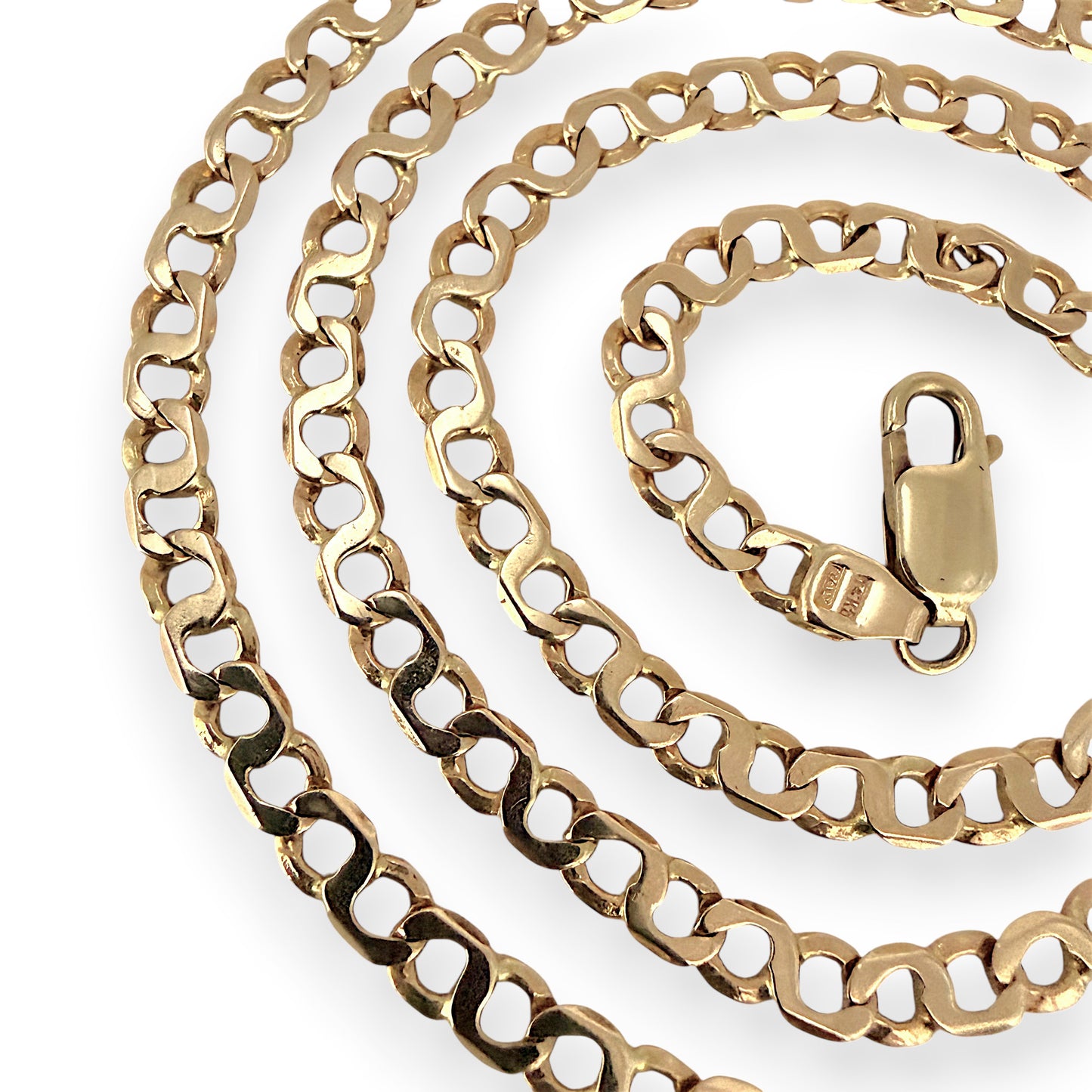 NZGD | 14ct Gold Infinity Flow Link Chain 55cm