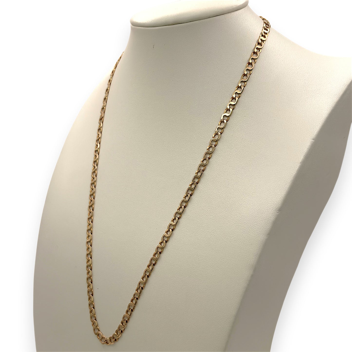 NZGD | 14ct Gold Infinity Flow Link Chain 55cm