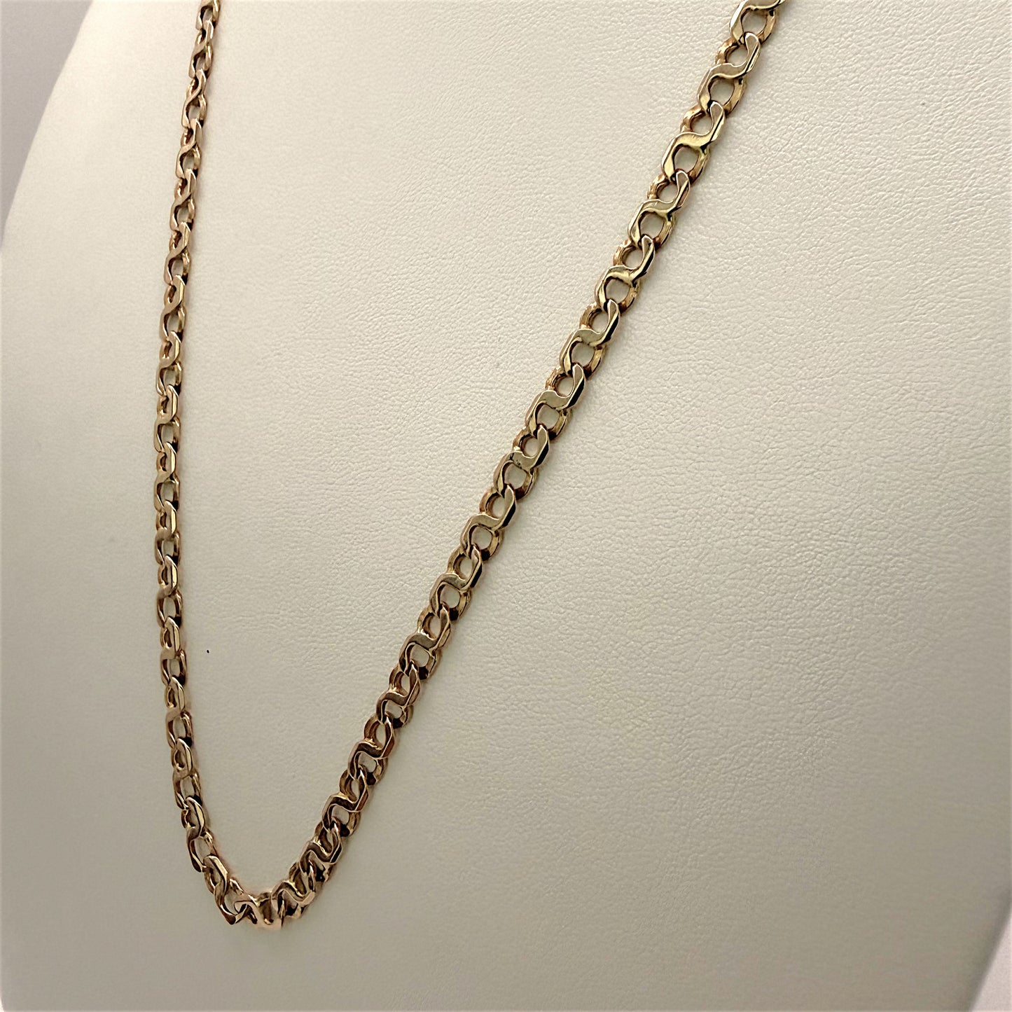 NZGD | 14ct Gold Infinity Flow Link Chain 55cm
